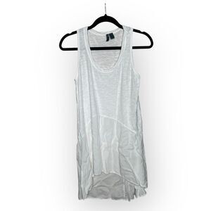 Anthropologie Left of Center White Tunic Tank Size Small